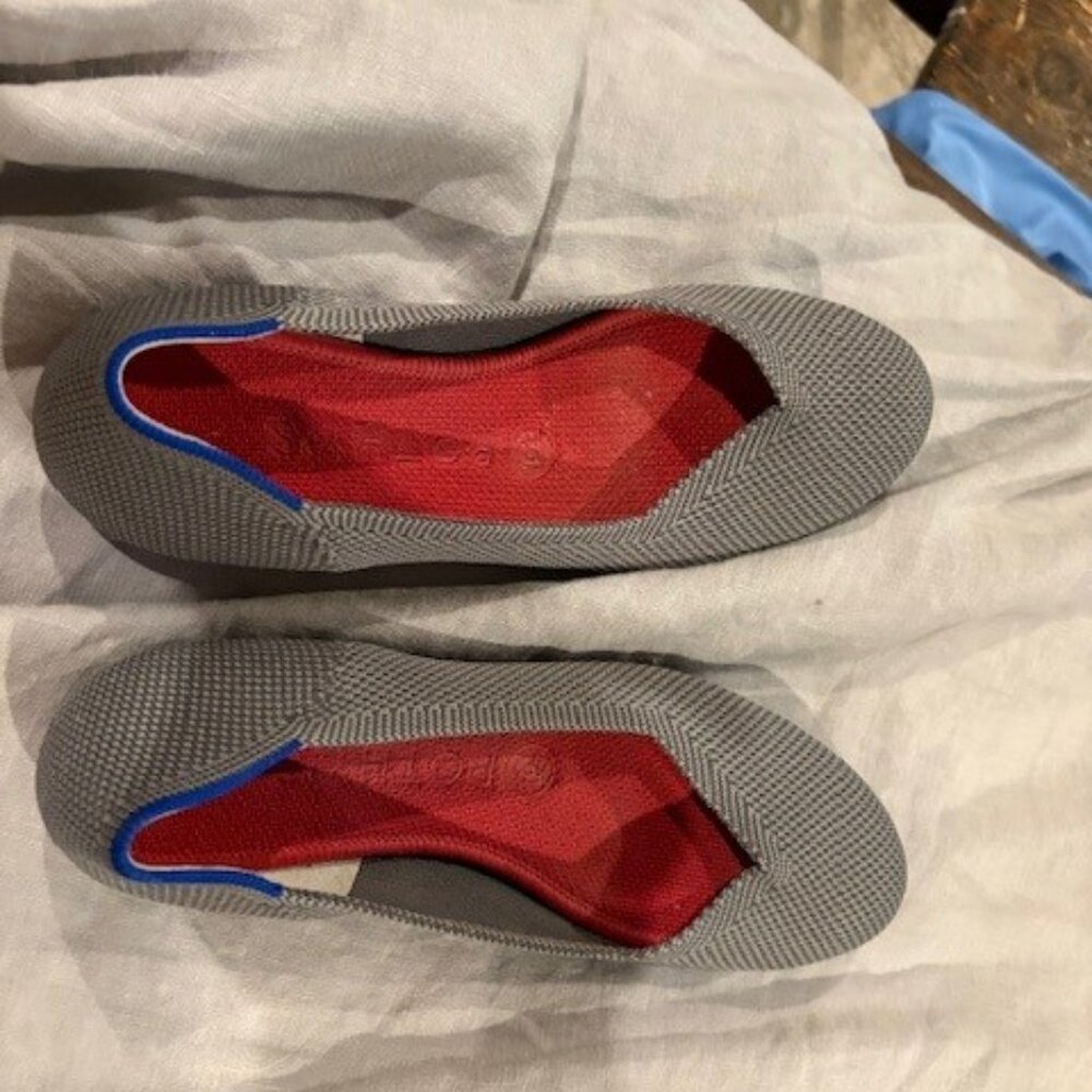 Rothy's Gray Round Toe Flats